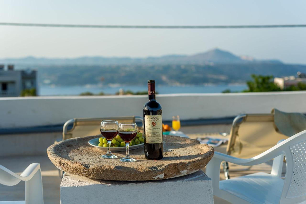 Bella-Maria At Aptera With Mountain And Sea View !! La Canea Exterior foto