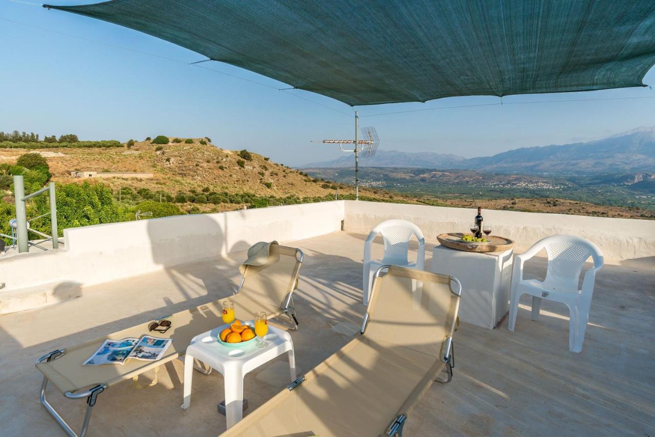 Bella-Maria At Aptera With Mountain And Sea View !! La Canea Exterior foto
