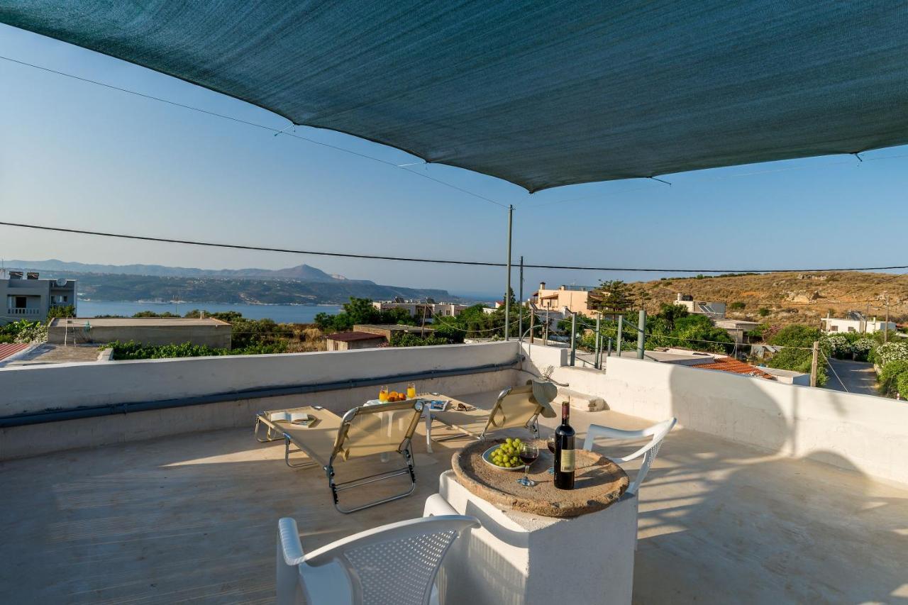 Bella-Maria At Aptera With Mountain And Sea View !! La Canea Exterior foto